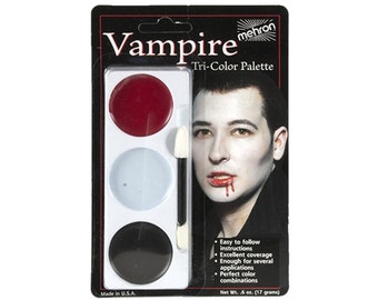 Paleta de maquillaje en crema tricolor Vampire de Mehron