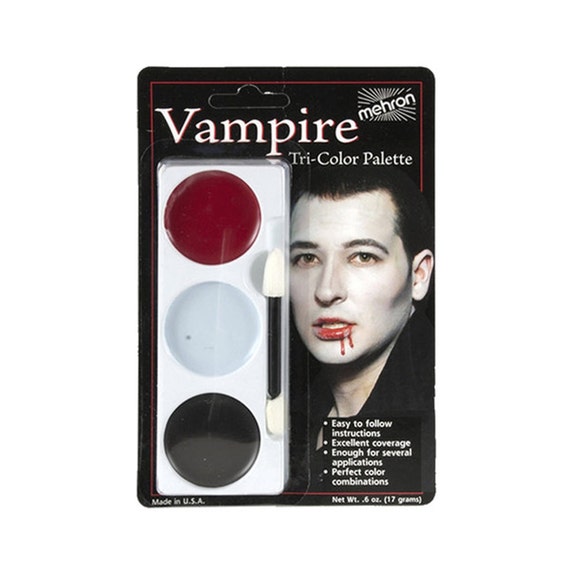 Vampire Tri-color Makeup Palette .6 Oz/vampire Cream Makeup Palette/sugar  Skull Cream Makeup Palette/professional Tri-color Makeup Palette 