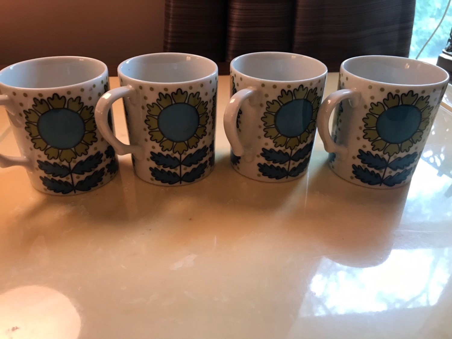 Vintage Made in Japan Coffee Mugs Set of 4 Etsy
