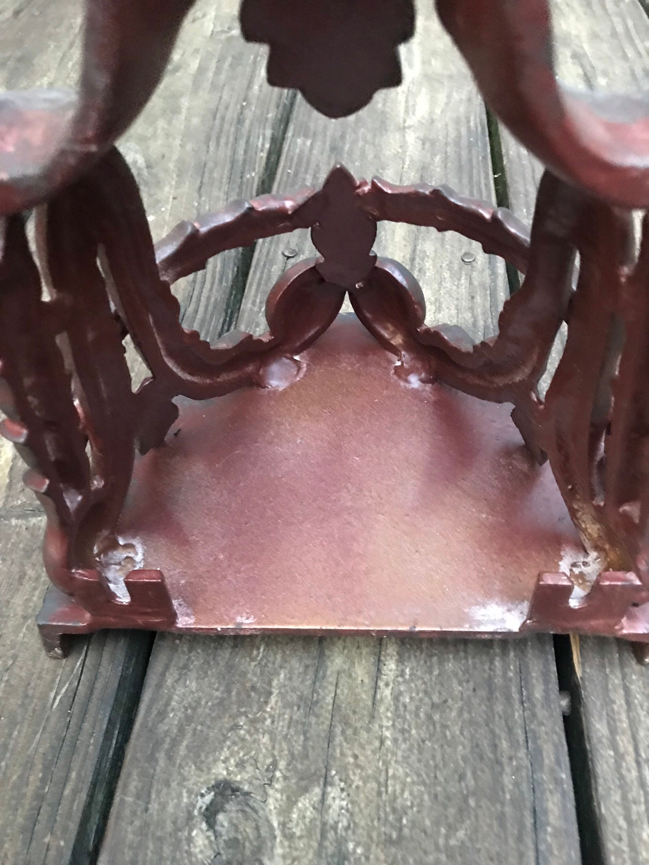 Vintage Cast Iron Wall Shelf/cast Iron Wall Display/decorative Etsy