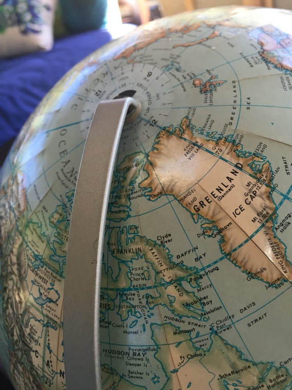 Vintage Rand Mcnally Political Globe - Etsy