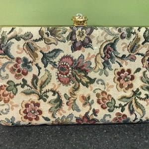Vintage Needlepoint Clutch