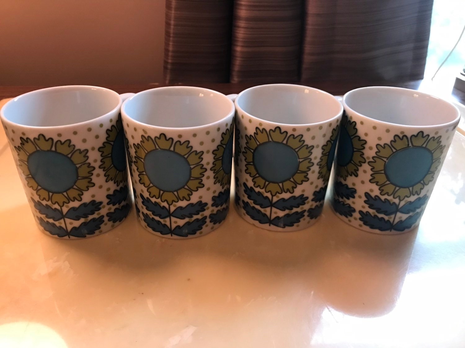 Vintage Made in Japan Coffee Mugs Set of 4 Etsy