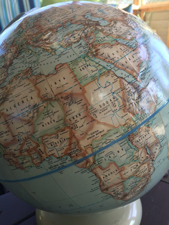 Vintage Rand Mcnally Political Globe - Etsy