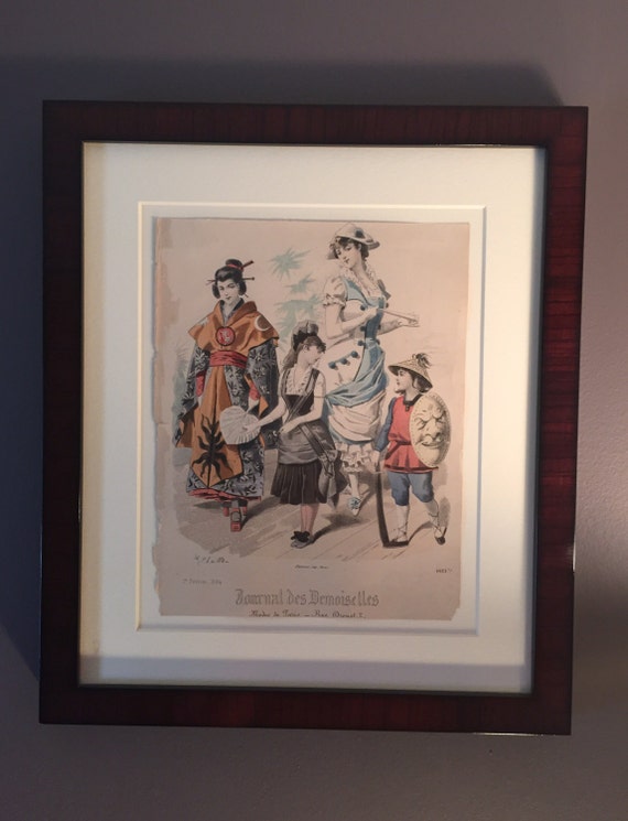 REVUE DE LA MODE 印刷物 1868年 【商品番号①】 REVUE DE LA MODE 印刷物 1868年 【商品番号①】 REVUE DE LA