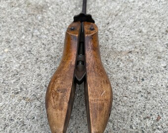 Boot Stretcher Machine Antique Shoe Stretcher Vintage Wood Shoe