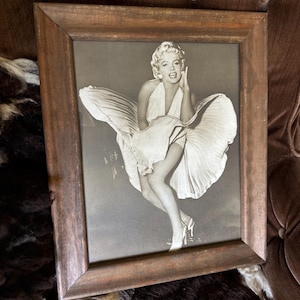 Marilyn Monroe Vintage Print/Iconic Seven Year Itch Subway Scene Marilyn Monroe Vintage Photograph/Marilyn Monroe Memorabilia