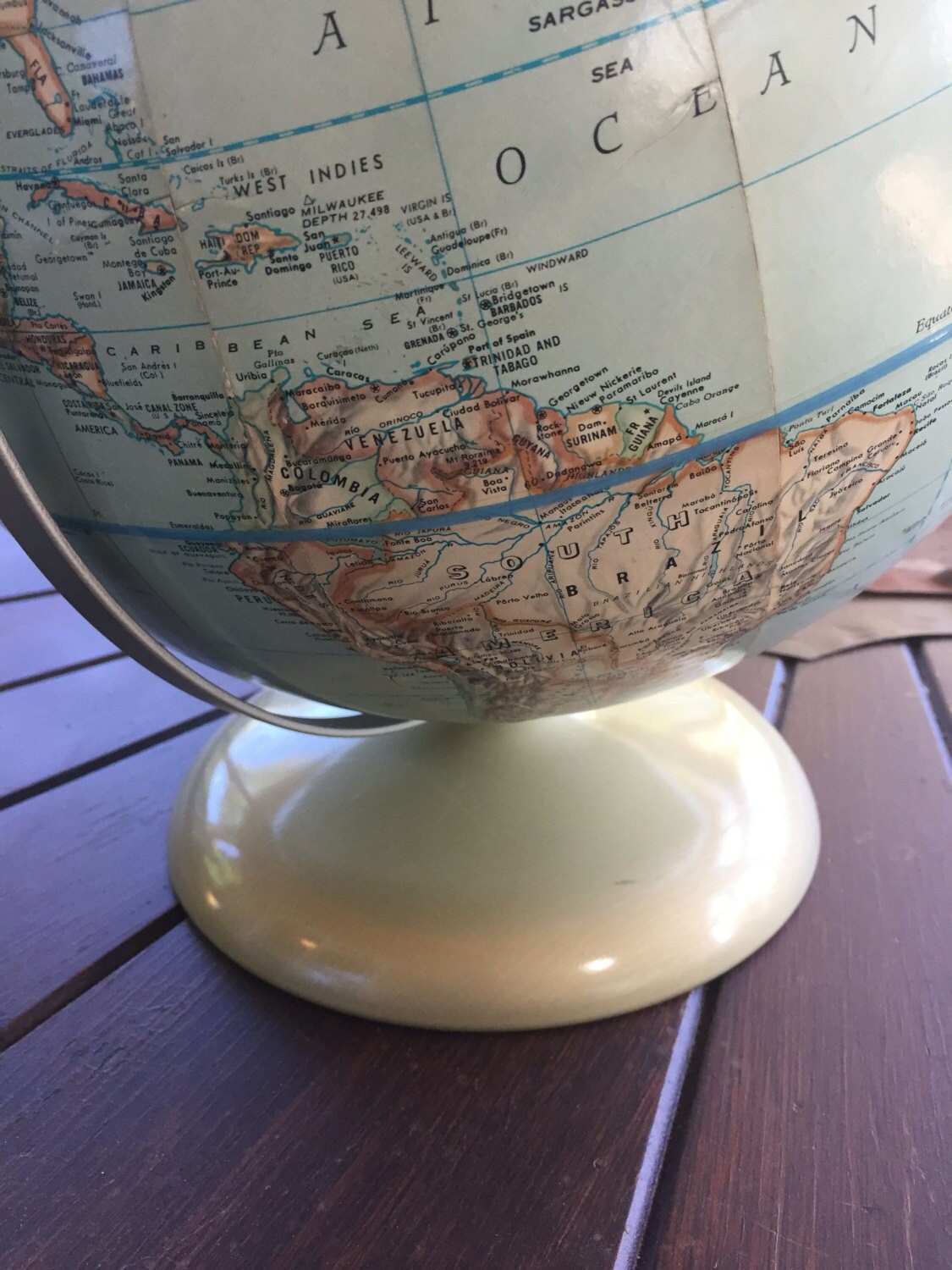 Vintage Rand Mcnally Political Globe - Etsy Denmark