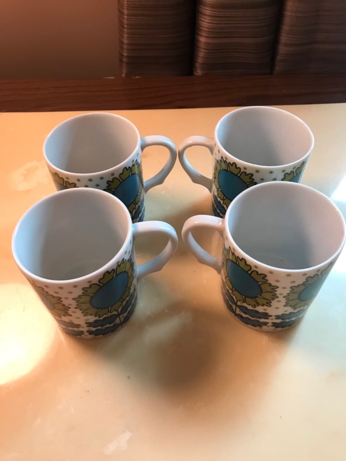 Vintage Made in Japan Coffee Mugs Set of 4 Etsy