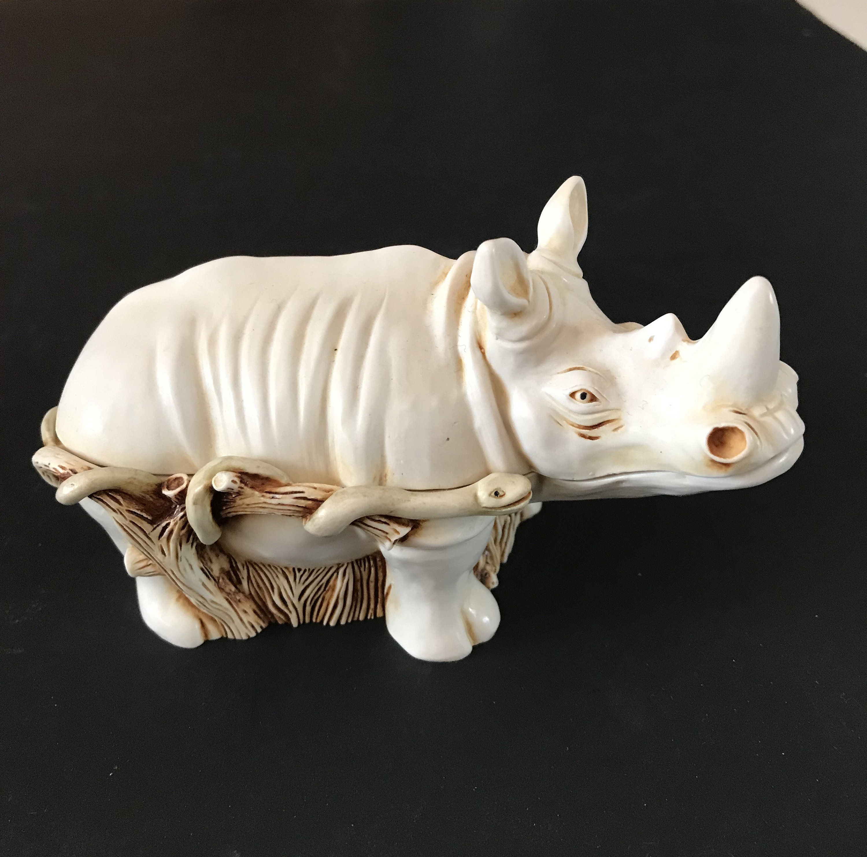 Harmony Kingdom Rhinoceros/collectible Harmony Kingdom Made Figurine