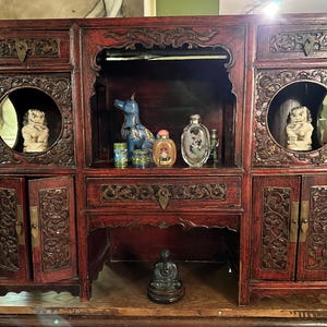 Chinese Tea Cabinet - Etsy