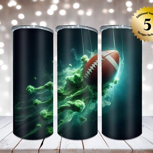 Football Tumbler Wrap, 20 oz Skinny Tumbler Sublimation Design Digital Download PNG Instant DIGITAL ONLY,   Tumbler Wrap