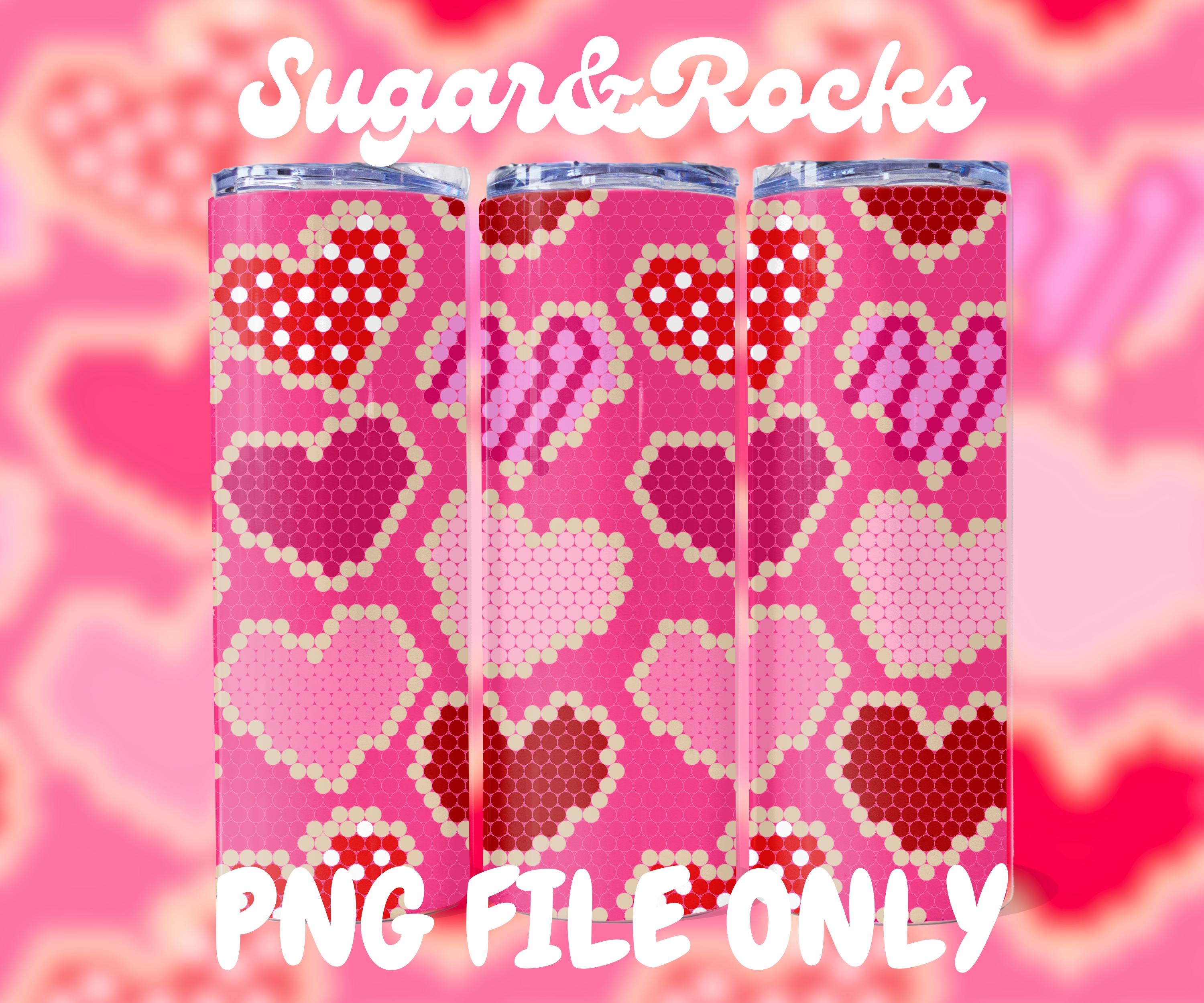 Heart Cookies Rhinestone (5mm Ss20) Sublimation Template PNG File Only ...