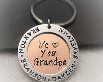 Download Keychain For Grandpa Etsy