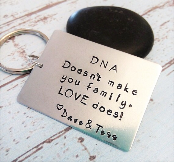 Special Stepdad Glass Top Key Chain Stepfather Personalized Father/'s Day Gift
