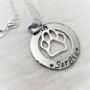 Personalized Pet Name Necklace,Gift With Pets Name,Pet Lover Gift,Pet Lover Jewelry,Pet Name Jewelry,Cat Name Necklace,Dog Name Necklace