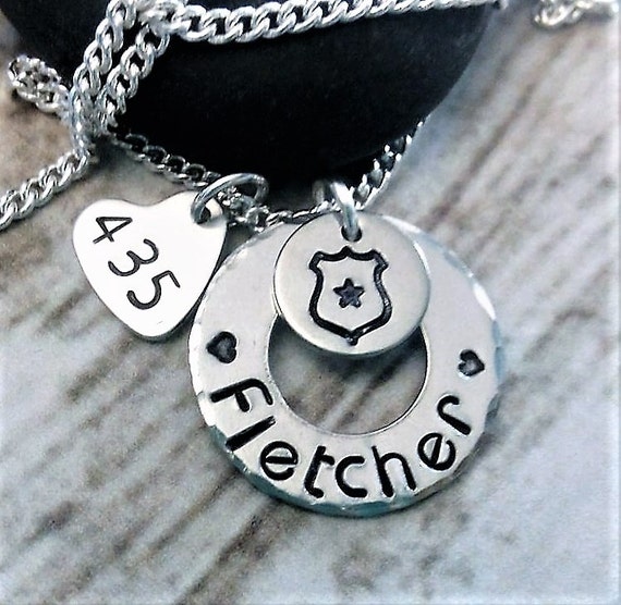 Police girlfriend necklace sale
