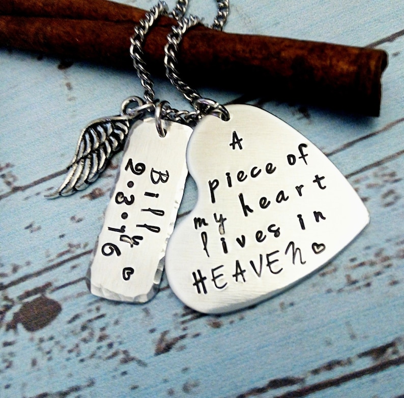 Personalized Memorial Necklace Loved One Remembrance Necklace In Memory of Jewelry Memorial Jewelry Remembrance Jewelry Memorial Gift