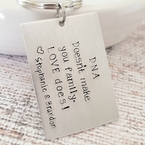 Stepdad Keychain, Personalized key chain,Step Father Gift, Gift for Stepdad,Father&#39;s Day Gift, Father&#39;s Day Keychain, Gift for Step Children