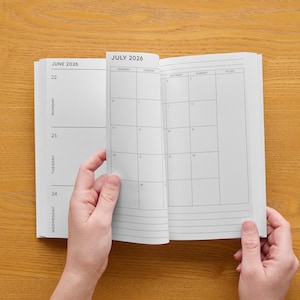 Personalised 2026 Diary with Monthly & Weekly Planners