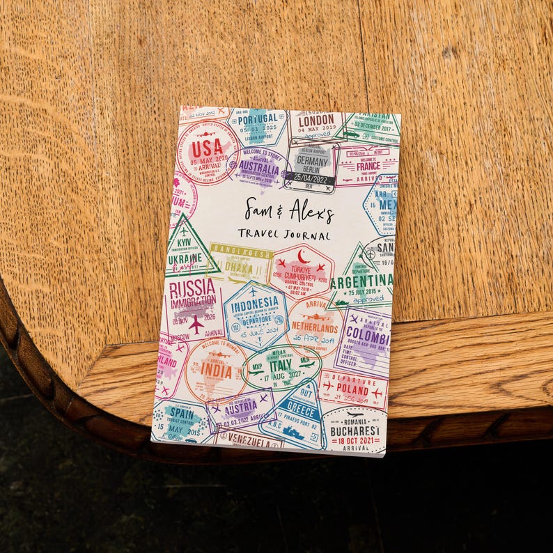 Ultimate Travel Journal | Personalised Adventure Gift | World Map & Photo Pages | Travel Planner and Diary immagine 3