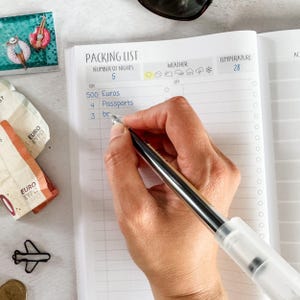 Ultimate Travel Journal | Personalised Adventure Gift | World Map & Photo Pages | Travel Planner and Diary immagine 10