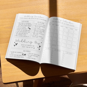 Personalised Wedding Planner | Engagement Gift for Bride | Wedding Organiser & Planning Book image 6
