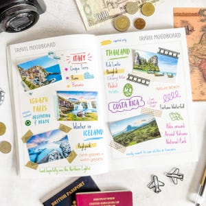 Ultimate Travel Journal | Personalised Adventure Gift | World Map & Photo Pages | Travel Planner and Diary immagine 4