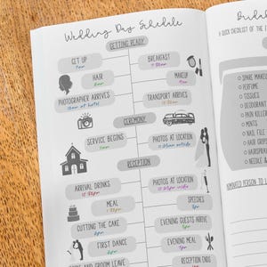 Personalised Wedding Planner | Engagement Gift for Bride | Wedding Organiser & Planning Book image 10