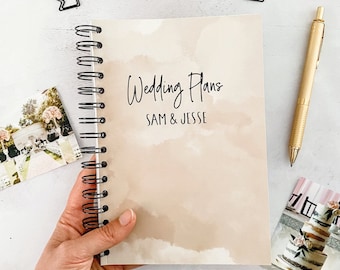 Gender Neutral Wedding Planner Book - Non-Binary Engagement Gift - LGBTQ+ Friendly - Engaged 2024 - Unisex Personalized Wedding Planning