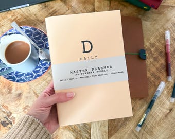 Master Planner Bundle | A5 Daily, Weekly, Monthly, Time-Blocking & Notebook Set