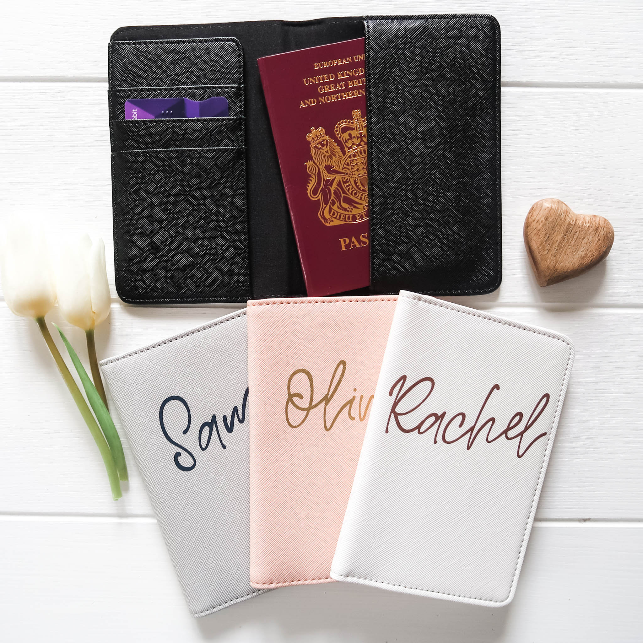 Personalised Passport Holder Personalized Gift for Couples Etsy