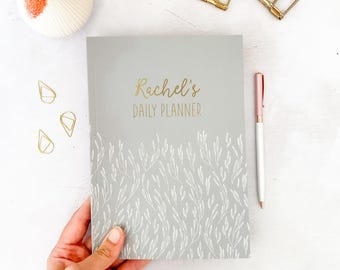 Personalised Daily Planner SECONDS -  A5 Undated Weekly Organiser & Daily Journal