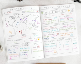 Travel Journal | Bucket List & Holiday Planner | Adventure Memory Notebook