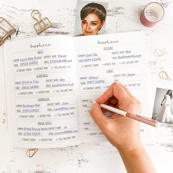 Wedding Planner Regalo personalizzato per la sposa Libro personalizzato per  la pianificazione del matrimonio Regalo per lei Organizzatore di matrimoni  Regalo di fidanzamento, fidanzato -  Italia
