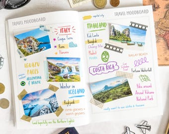 Personalised Travel Journal | Adventure Scrapbook, Holiday Keepsake Gift