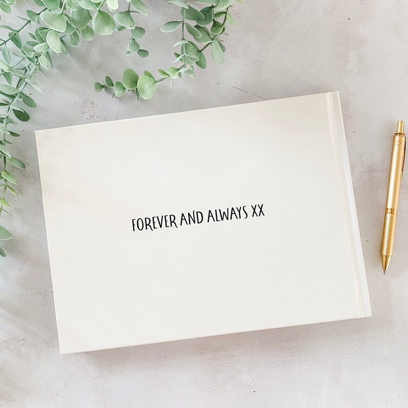 Personalised Photo Memory Book Couples Scrapbook Bespoke Etsy