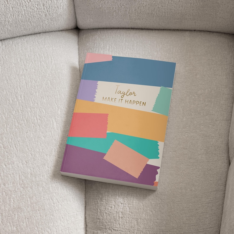 Personalised Daily Planner | A5 Undated Weekly & Daily Organiser | Custom Journal + Gift for Her image 7