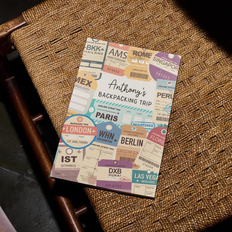 Ultimate Travel Journal | Personalised Adventure Gift | World Map & Photo Pages | Travel Planner and Diary immagine 6