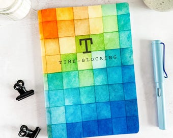 Time Blocking Planner – Hourly Schedule Organiser & Productivity Gift for Work or Study