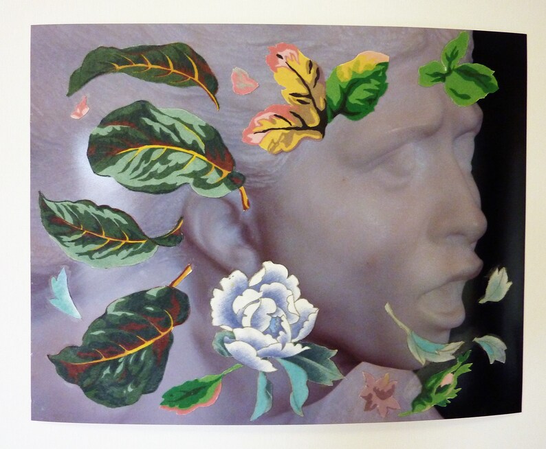 Kim Jones Mythology Wall Art Mother Nature Original Mixed Media Photography /& Fabric Collage 11 x 14 Canadian Artist