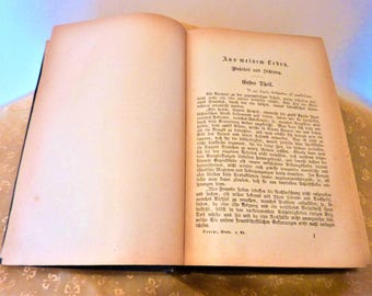Goethe's Werke Vol. 4: 1887 German Edition Antique Hardcover - Etsy