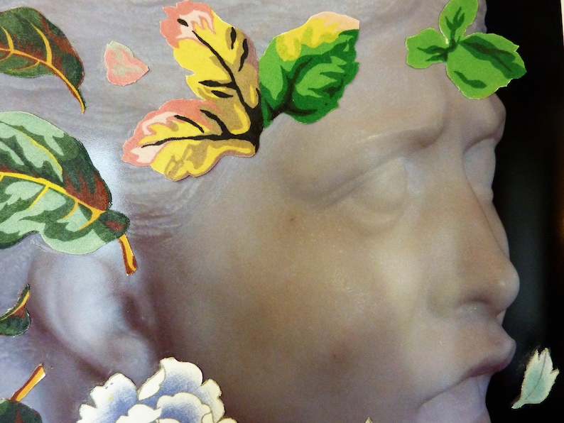 Kim Jones Mythology Wall Art Mother Nature Original Mixed Media Photography /& Fabric Collage 11 x 14 Canadian Artist