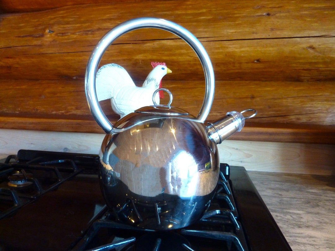 Iconic IKEA Sue Pryce Whistling Kettle 2 L Capacity Stainless Steel