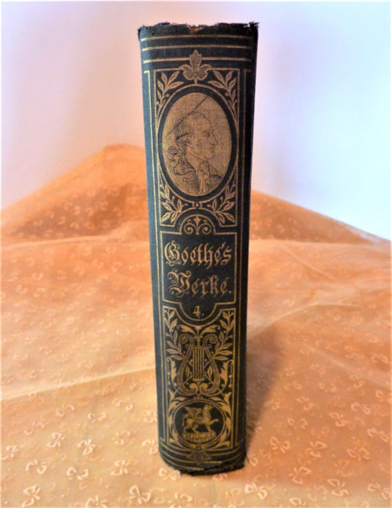 Goethes Werke Vol. 4: 1887 Deutsche Ausgabe Antik Hardcover - Etsy.de