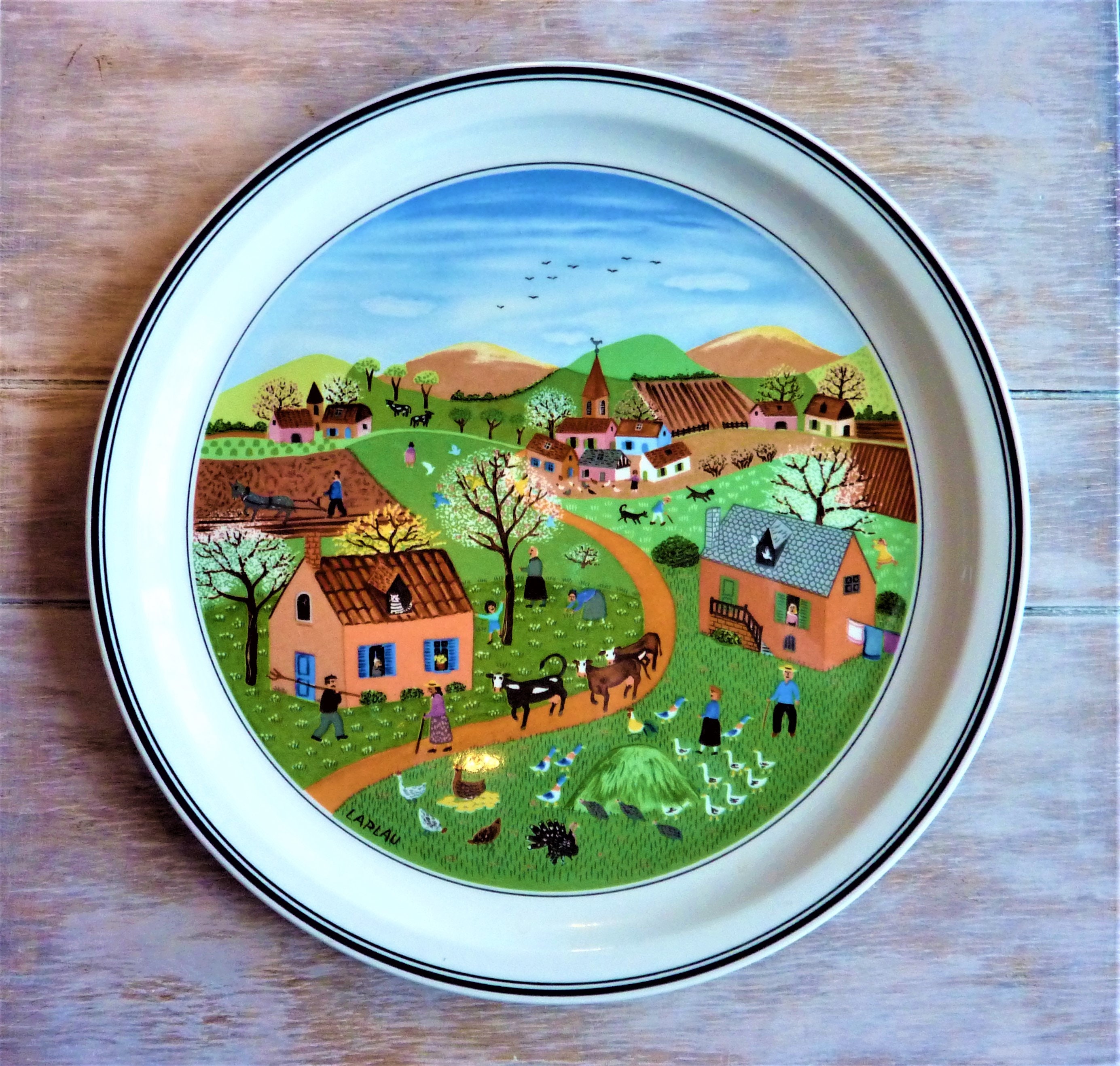Villeroy & Boch Collection Plate NAIF Four Seasons Spring Plate