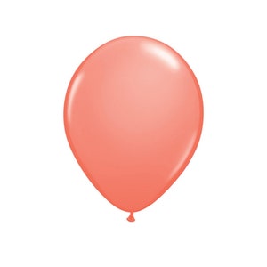 Quantity 20 Coral Latex 11&quot; Balloon Party Decorating Supplies