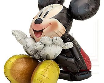 Globo de aluminio Airwalker de Mickey Mouse de 29" con anagrama