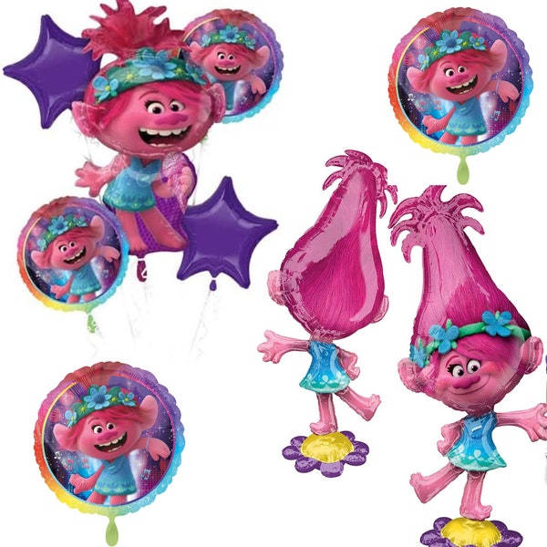 Trolls Poppy Foil Balloon Party Decorating Supplies