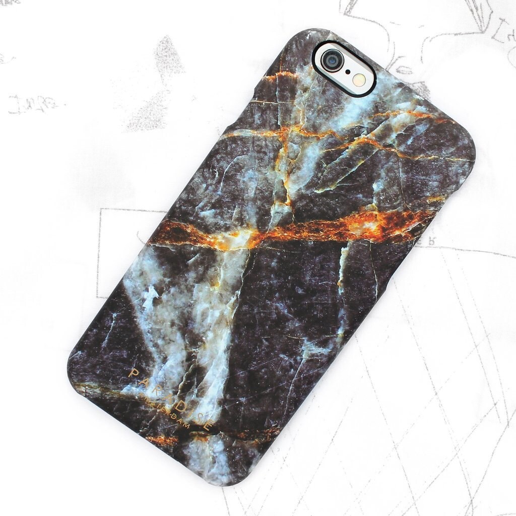 Sunset Granite phone case cover dark marble grey marble Etsy